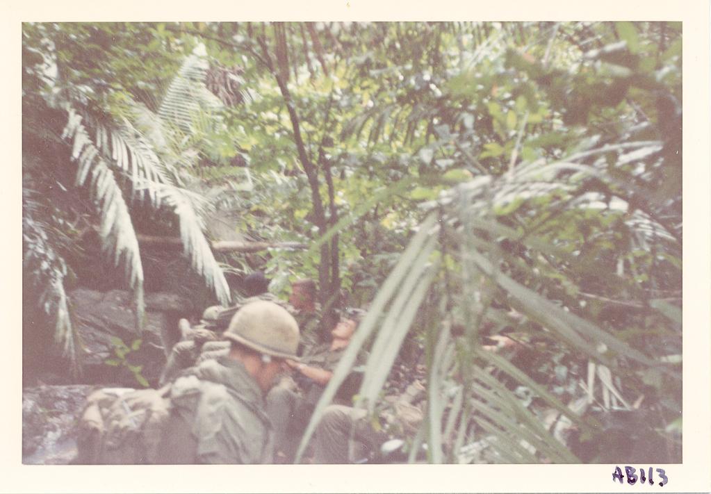 Letter Home: April 5, 1968 We are about 8 miles from Khe Sanh. The day before yesterday, we drove out an estimated Division of NVA and pushed them further north toward Khe Sanh.
