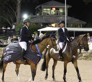 Morris Excellence in Equitation Championship, presented by Alessandro Albanese in the International Arena on Friday of WEF 11. Ali Tritschler followed in second, T.