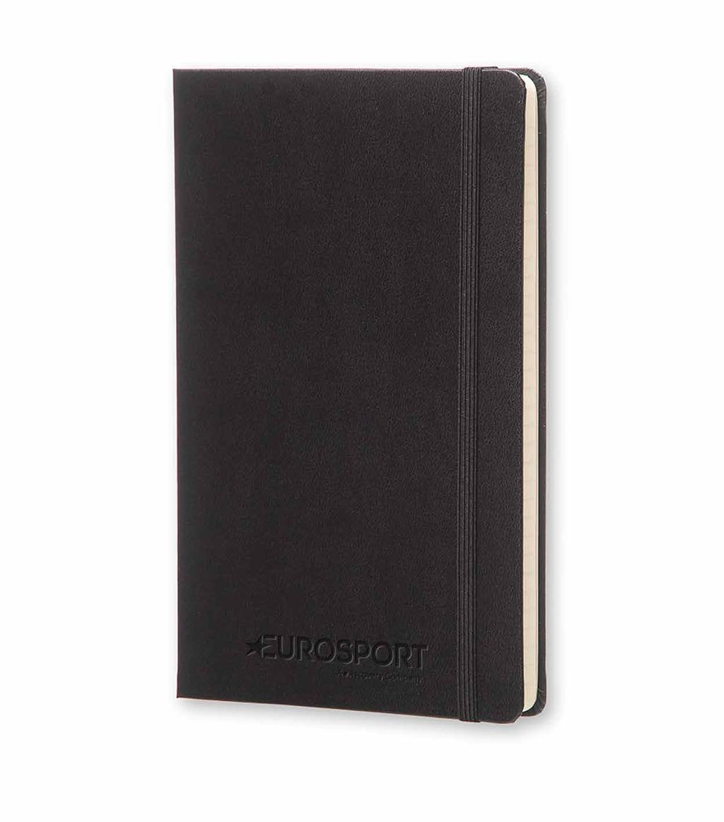 18.6 BUSINESS GIFTS (i) Moleskine Notebook 100 BRANDING: Wordmark with Discovery Endorsement POSITIONING: The Logotype is centered at the