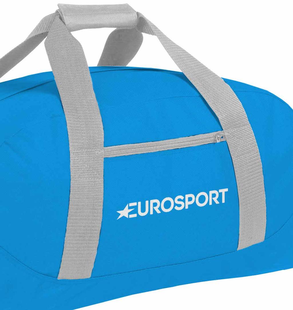 18.5 PROMOTIONAL ITEMS (vii) Sport Bag 90 BRANDING: Wordmark & Monogram POSITIONING: Side One: The logotype is positioned comfortably in the center between the bag straps.