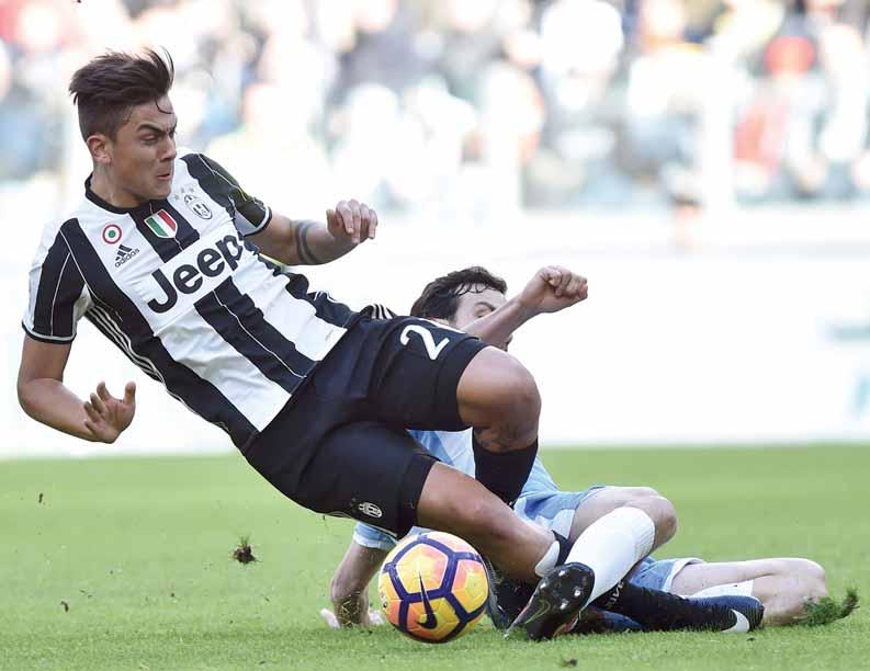 10 Gulf Times FOOTBALL SERIE A Juventus humble Lazio, Inter edge Palermo Allegri, an often pragmatic coach, fields an ultra-attacking line up and it quickly pays off Turin POINTS TABLE (played, won,