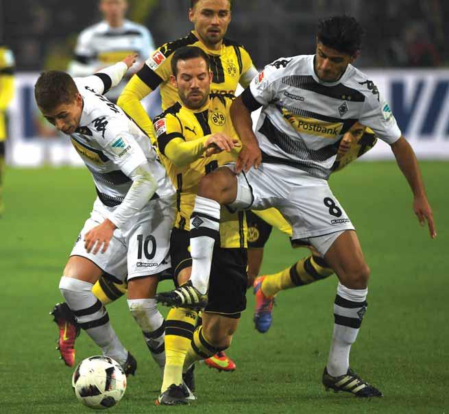 Dortmund warmed-up with an emphatic win over Moenchengladbach at Signal Iduna Park.