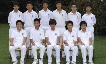 Cricket 14B Cricket Back Row: S.Gallagher, A.Cao, E.Yu, B.Xie, P.