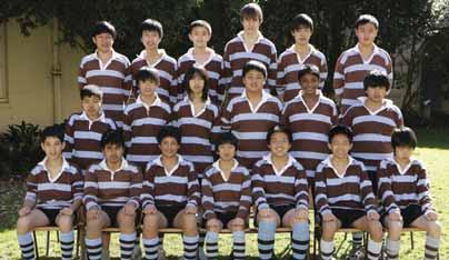 Rugby 14D Fifteen Back Row: B.Vu, H.Liu, W.Liu, S.Bell, W.Gong, R.Tan. Second Row: G.Liu, A.Tran, S.Wang, A.Dao, L.