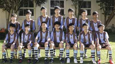 Zeng, E.Wang. 13A Football Back Row: N.Haidar, D.Haslam, C.Zhou, C.Lee, J.Chew, R.Hao, G.Shankar.