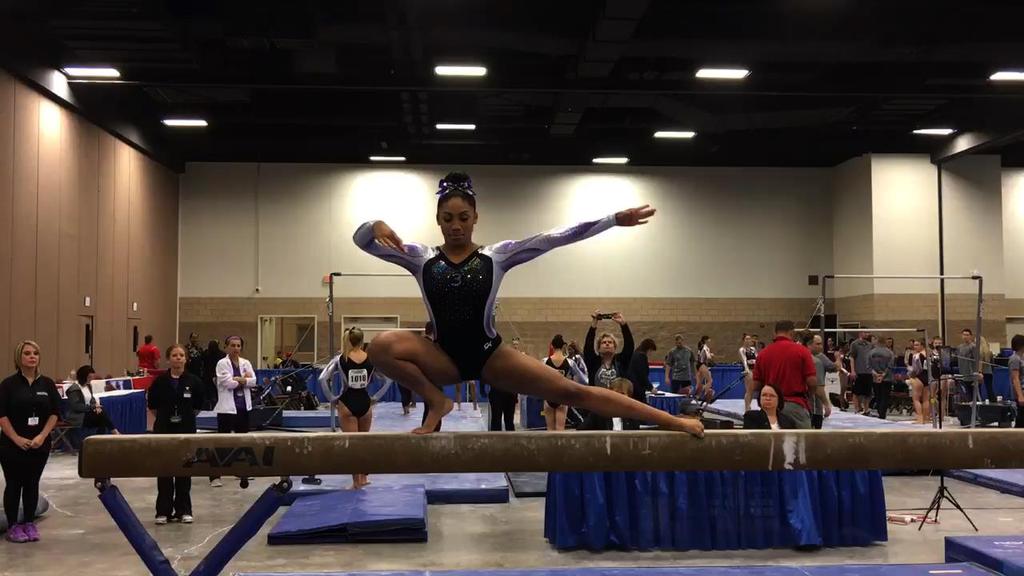NEW SKILLS DONE AT JO NATIONALS BALANCE BEAM: 3/1 turn in tuck stand on one leg,
