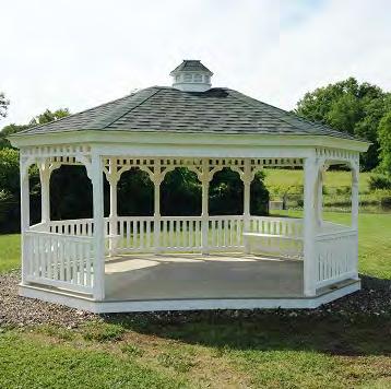 by Laurie Willow The New Bandstand: On June 22nd, a new bandstand gazebo was installed to replace the old wooden one at Majestic Park (see photo at right) and the Gardiner Day Committee has offered