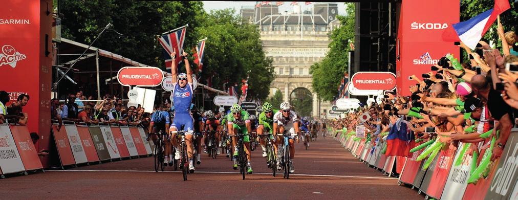 15 CASE STUDY PRUDENTIAL RIDELONDON Prudential RideLondon is a world-class festival of cycling created to deliver a lasting legacy from the Olympic and Paralympic Games and inspire more people to