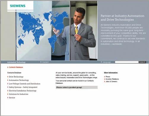 Appendix Partner at Industry Automation and Drive Technologies At Siemens Industry Automation and Drive Technologies, more than 85 000 people are resolutely pursuing the same goal: