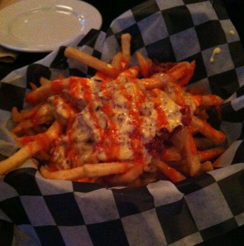 Pictured at the top of the menu, the Bucking Bull Fries appetizer instantly caught my eye.