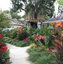 His love of family, Hawaii, plumeria and, obviously, koi were his touchstones, and all will be self evident as you explore this little bit of Eden in Tustin.