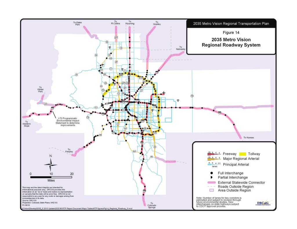 Figure 14 2035 Metro Vision Regional Roadway System Chapter