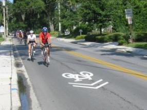 Bike Lanes are typically found on arterial streets. Bike Routes are streets which are well-suited for cycling.