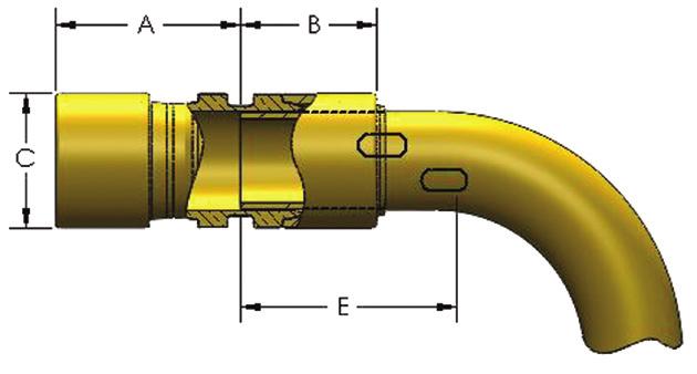 WHN YOU ND General Information Nominal () Tube O.D. Qualified Wall Thickness Insertion Depth Post-Install, K//M Insertion Depth PreInstall, 3/8 (T06) 0.500 / () 0.