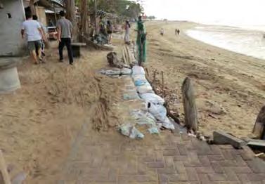 in The Republic of Indonesia There was no determined plan for the usage of sand stock based on the evaluation result of beach monitoring, and still 120,000m3 of sand was remaining, even though almost