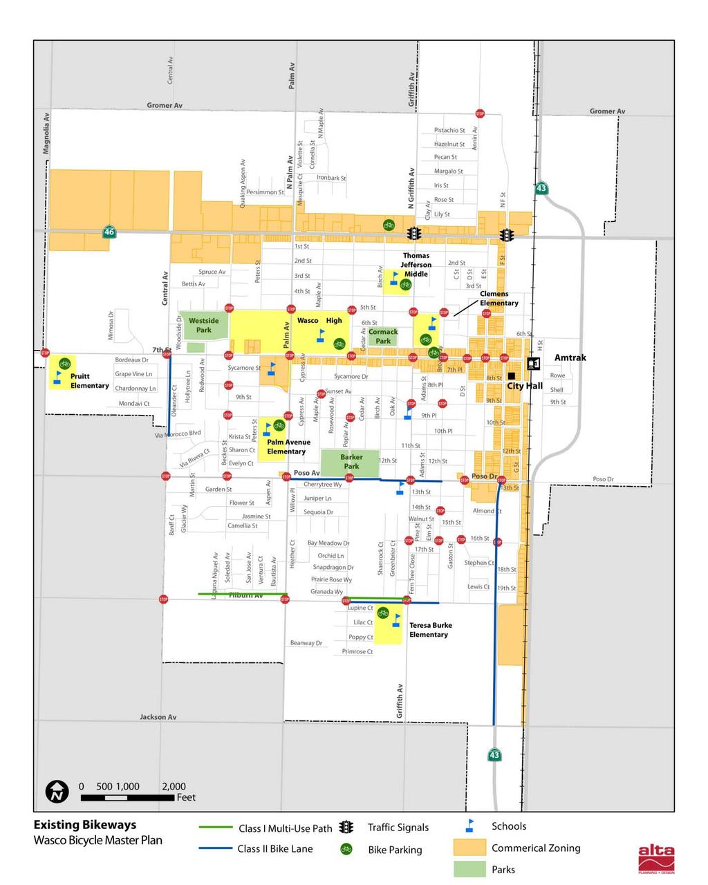 The City of Wasco Bicycle Master Plan Figure 2-2: