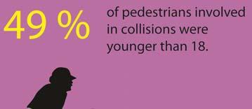 The City of Wasco Bicycle Master Plan over half of pedestrian collisions, the pedestrian s movement prior to the collision was recorded as other or not recorded.