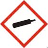 Gases under pressure Simple asphyxiants Liquefied gas Yes Label elements Signal word Warning Hazard Statements Contains gas under pressure; may explode if heated May displace oxygen and cause rapid