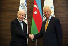 The new BEGOC headquarters were honoured with the visit of the President of the European Olympic Committees (EOC), Mr Patrick Hickey, during his most recent visit to Baku.