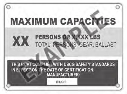 Maximum Capacities Canvas Cover In compliance with United States Coast Guard Regulations, Moomba Boats meet or exceed all safety standards designed for recreational boats.