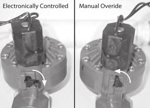 The manual toggle switch needs to be in the down position to allow the system to be controlled by the switches in the dash area.