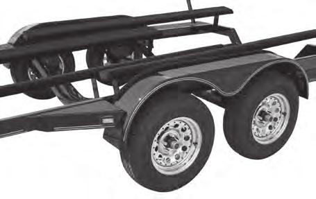 Swing-Away Tongue Tandem Axle With the swing tongue, you can shorten the trailer length for storage