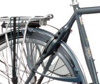 The integrated lock was one of the four winners of the 2007 Bicycle Innovation Awards awarded by the RAI associations.