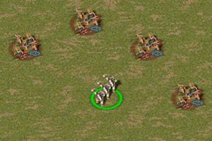 Step three Left click a target under that target icon and your battle group will turn to face and then shoot at the enemy battle group icon.