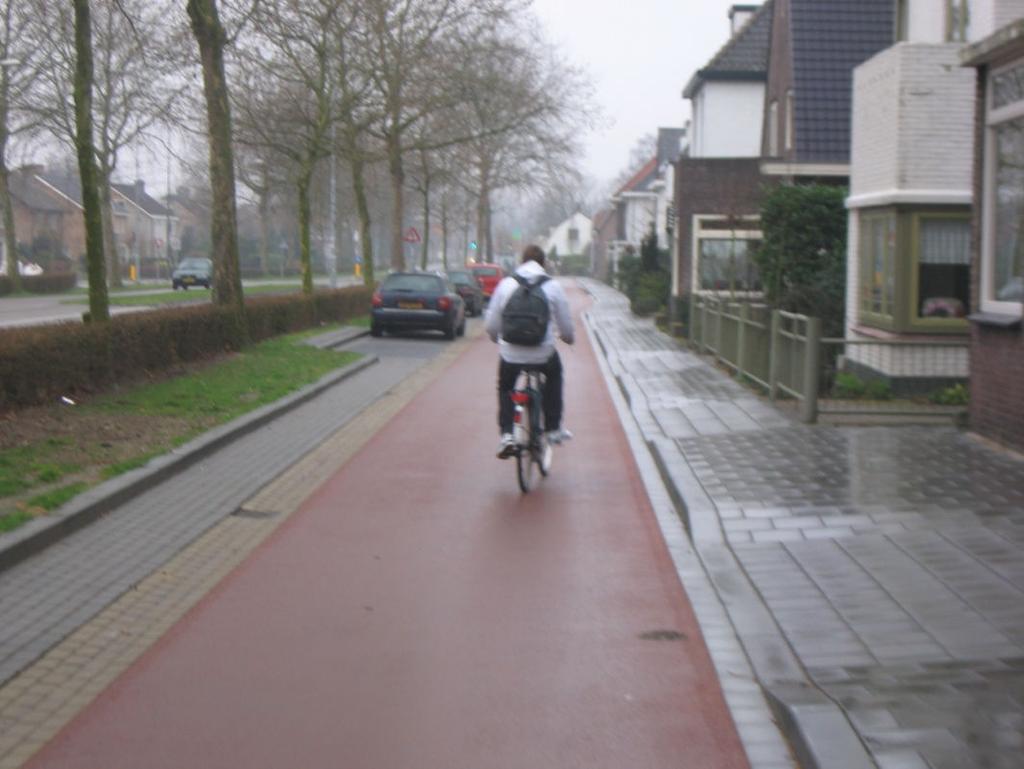 Infrastructure moving bicycle: