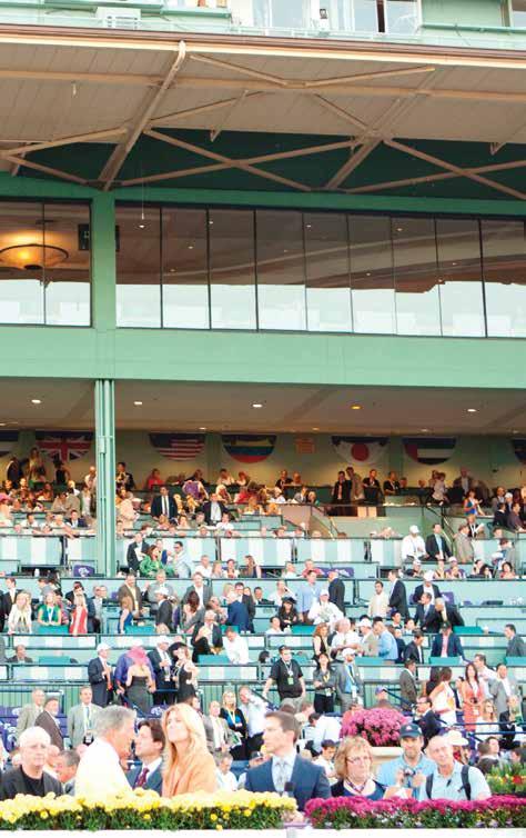 2016 BREEDERS CUP WORLD CHAMPIONSHIPS 11 TURF CLUB BOX SEATS Experience the thrill of every finish from the third floor of the Turf Club.