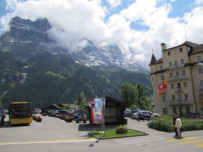 We then headed back to Wengen by train and cog train to our