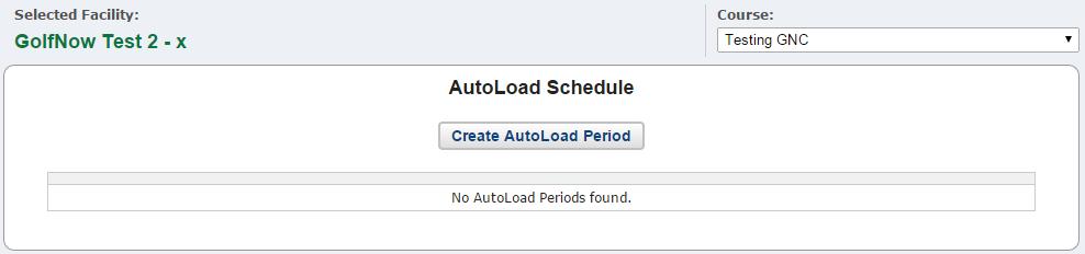 Autoloads Step 3 = Click Create Autoload Period Step 4 = Create a name Choose a start and end date Select between standard and override period