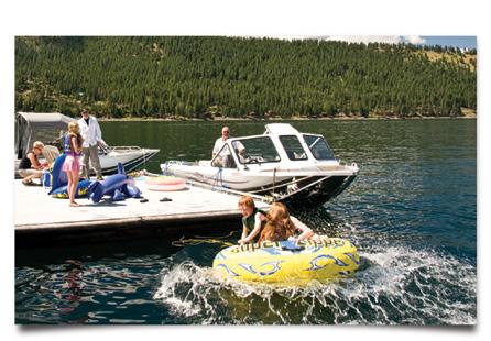 That s the all-water Freedom for you. It s yet another Northwest Boats exclusive.