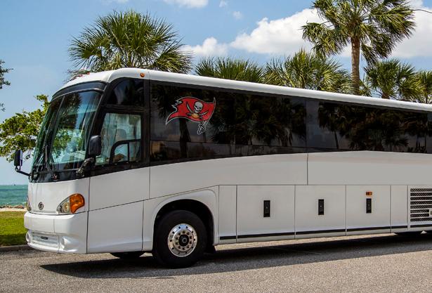 BUS YOUR KREWE Your convenient new way to travel to every Tampa Bay Buccaneers home game from Orlando, Sarasota and Manatee County areas!