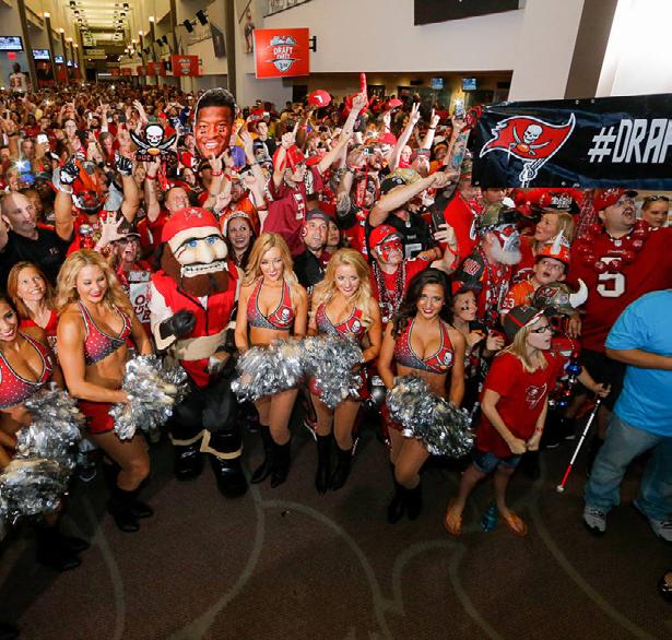 EXPERIENCE ALL THE THRILLS, CHEERS AND CANNON FIRE OF BUCCANEERS GAMEDAY WITH YOUR KREWE!