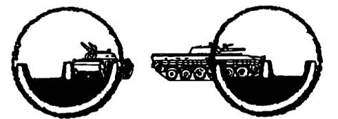 Sight Picture: Slow-Moving Targets ο Fast-moving vehicles, moving faster than 10 mph Place either the left or right lead post on the center of the target.