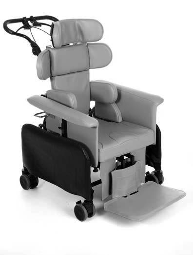 Seating System Components (Standard) Push Handle B Headrest C Shoulder Protraction Pads D Lateral