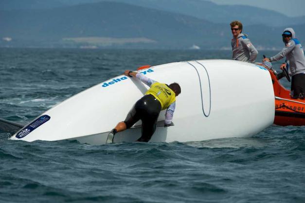 Pieter-Jan Postma (NED) completed the formality of winning the ISAF Sailing World Cup Hyères on Saturday by finishing sixth in the medal race, to take his first ever major Finn event by a convincing