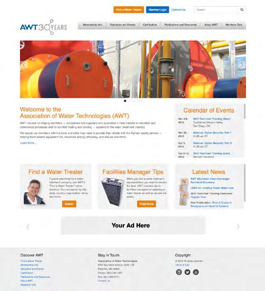 AWT Website Advertising Did you know AWT is now offering website advertising? Take advantage of year-round, non-stop messaging!