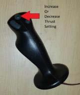 Figure 4.8. Jet Pack Hand Held Controller In order for the hand controller to be capable of trust modulation, an onboard microcontroller was programmed to handle user input.