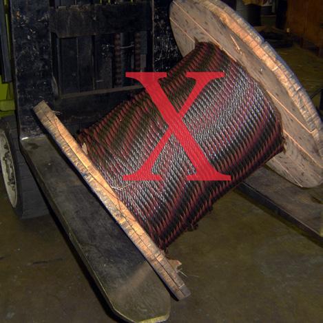The rope should not be stored in direct contact with the floor, and all reels and coils should be stored on pallets or racking.
