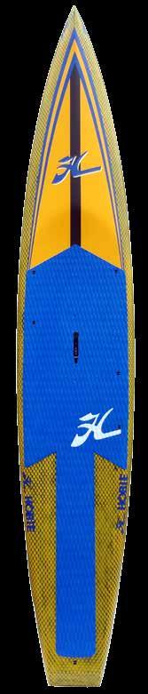 Designed with a step deck that lowers the paddler s center of gravity for extra stability, this responsive race board will have