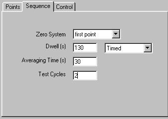 FPG8601 /VLPC OPERATION AND MAINTENANCE MANUAL 6.7.4 <SEQUENCE> TAB The Test Sequence <Sequence> tab is used to specify details of how the test points of a test will execute.