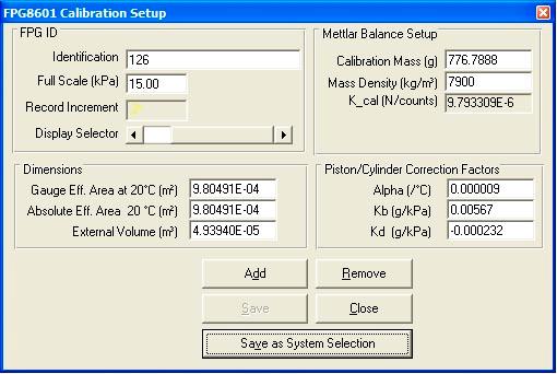 FPG8601 /VLPC OPERATION AND MAINTENANCE MANUAL Figure 32. <FPG8601 Calibration Setup> Table 19.