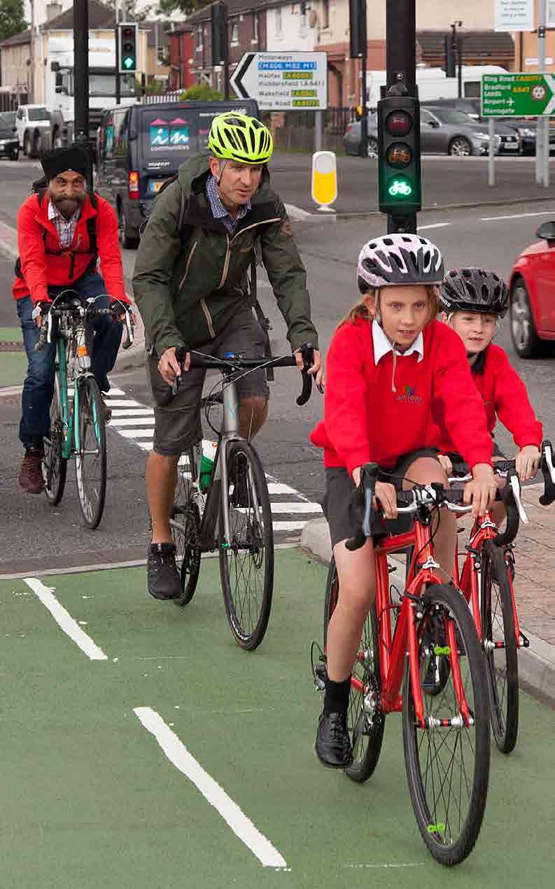 Economy: businesses benefit from more cycling as journey times are more reliable and workers are healthier and more alert.