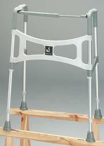 Walkers 42240 CHROMIUM-PLATED WALKER Adjustable folding walker, in chromium-plated steel,
