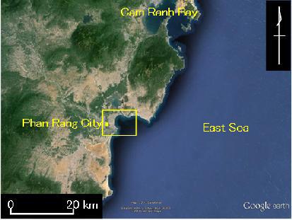 164 Yasuhito Noshia et al. / Procedia Engineering 116 ( 2015 ) 163 170 Fig. 1. Satellite image of study area near Phan Rang City in Fig. 2. Enlarged satellite image of rectangular area in Fig. 1. southeast Vietnam.
