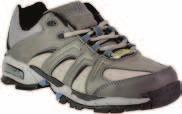 Midsole for Maximum Comfort No Exposed Metal on Upper w/oil Resistant Outsole Color Grey/Periwinkle Trim Sizes: 5-12