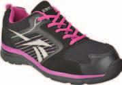 Resistant Rubber Outsole Color Light Grey/Silver & Pink Trim Sizes: 6 12 (Medium or Wide) RB446 $109.
