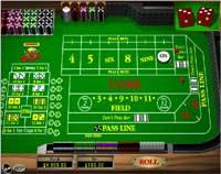 The center bets contain the lousiest bets in the game such as the hardways bets and a number of one-roll bets.